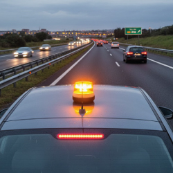 Luz de Emergencia V16 conectada DGT