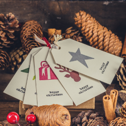 Etiquetas de Navidad