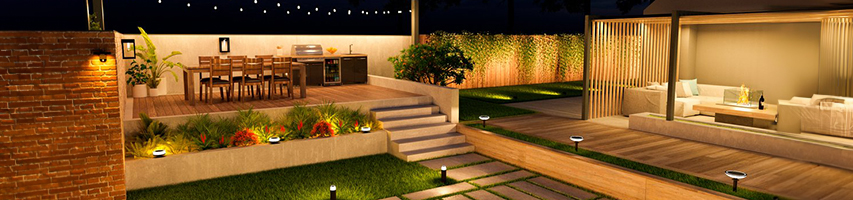 Decoracion exterior en Navidad