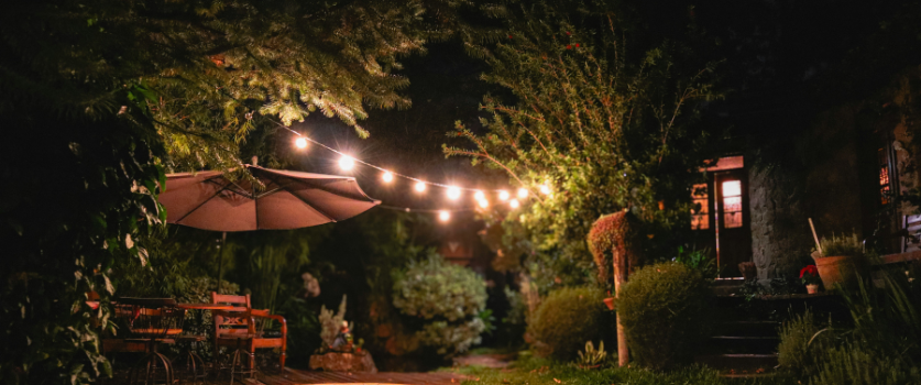 Disfruta tu jardín con LED