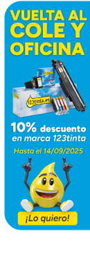 Vuelta al cole con 10% en marca 123tinta