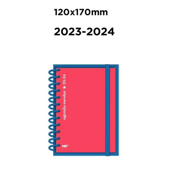 Agenda Escolar 2023-2024 con Pegatinas para Organizacion y Planificacion
