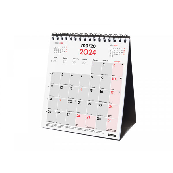 Calendario Sobremesa 2024 